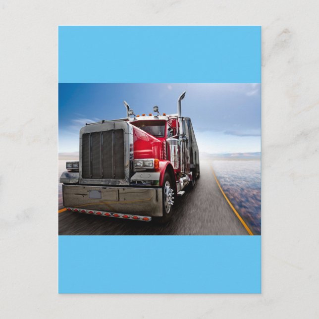 All American Trucker Vykort (Framsida)