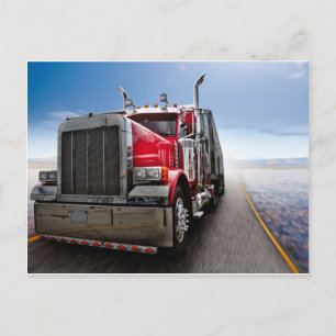 All American Trucker Vykort