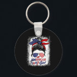All American Trump Girl 4:e juli Messy Bun Pro Nyckelring<br><div class="desc">All American Trump Girl 4:e juli Messy Bun Pro Trump 2024</div>