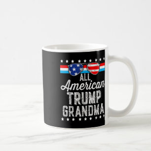 All American Trump Grandma American Flagga Sungles Kaffemugg