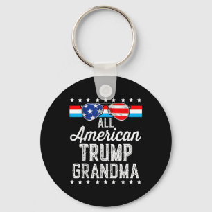 All American Trump Grandma American Flagga Sungles Nyckelring