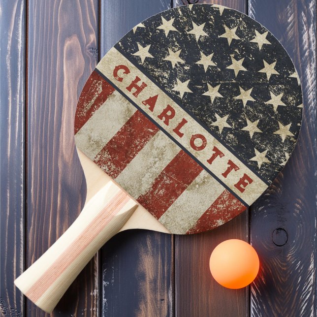 All American Vintage Namn Pingisracket (Skapare uppladdad)