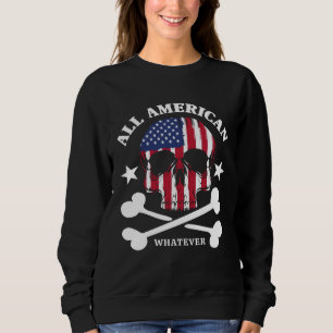 All American Whatever Kul 4:e Juli USA Flagga Pira T Shirt