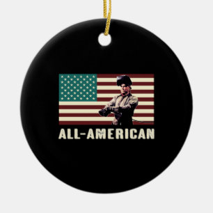 All-Amerikan Welder Julgransprydnad Keramik