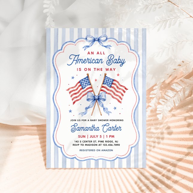 All Amerikansk Babyfirande Inbjudningar (Skapare uppladdad)