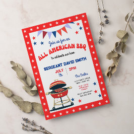 All Amerikansk BBQ-fest Inbjudan