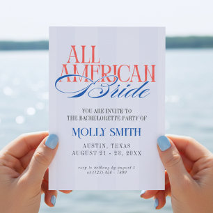 All Amerikansk Brudtjej Helg Itinerary  Inbjudningar