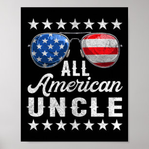 All amerikansk farbror Shirt Poster