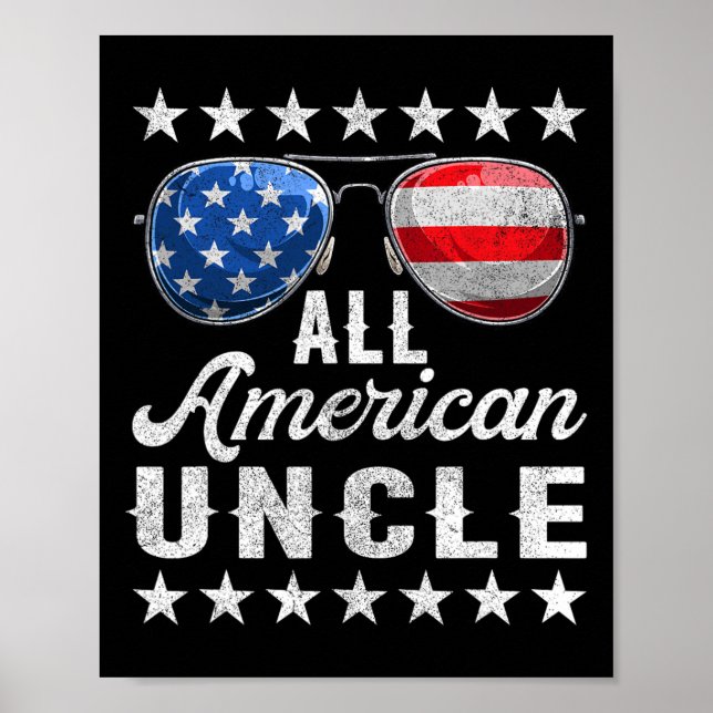All amerikansk farbror Shirt Poster (Framsidan)