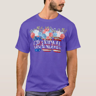 All amerikansk farmor Patriotic Burk American Flag T Shirt