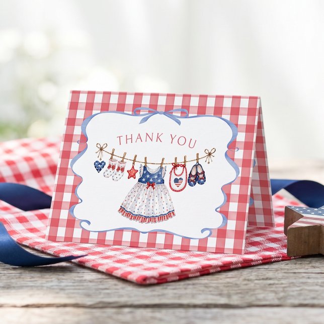 All Amerikansk Flicka Barnkalas Tacksamhetskort Tack Kort (Skapare uppladdad)