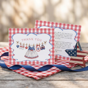 All Amerikansk Flickas Bebisbad Tack Kort