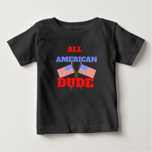 ALL AMERIKANSK KILLE T SHIRT