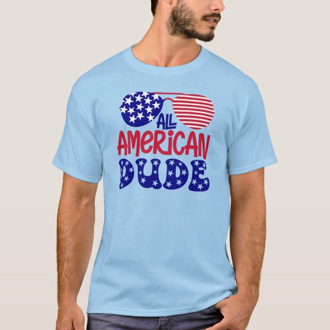 All amerikansk kompis t shirt (Framsida)