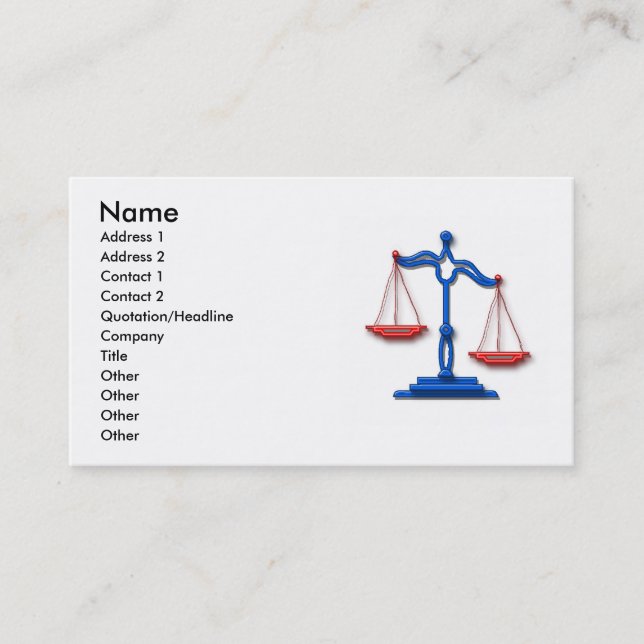 All amerikansk lag visitkort (Framsida)