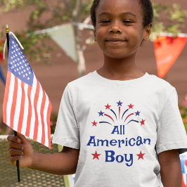 All amerikansk pojke 4:e juli Kid T Shirt