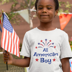 All amerikansk pojke 4:e juli Kid T Shirt