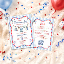 All Amerikansk Pojke Baby Shower Allt-i-ett