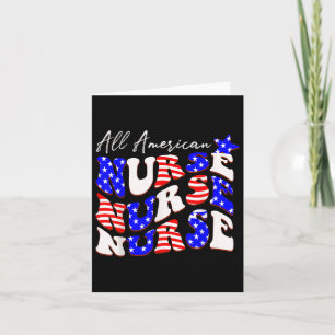 All Amerikansk Sjuksköterska För Glad Amerikansk M Kort
