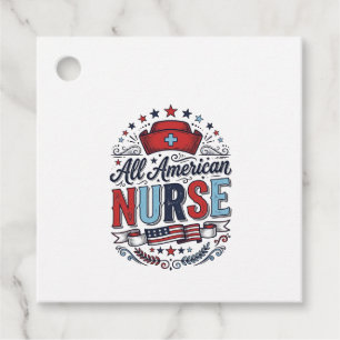 All Amerikansk Sjuksköterska Vintage Patriotisk Sh Gåvor Etiketter