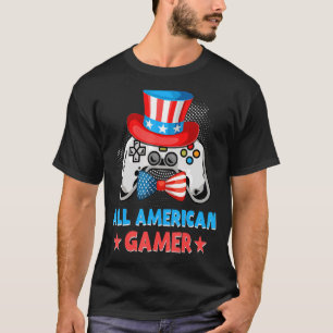 All amerikansk spelare 4:e juli-spelfilm spelar am t shirt