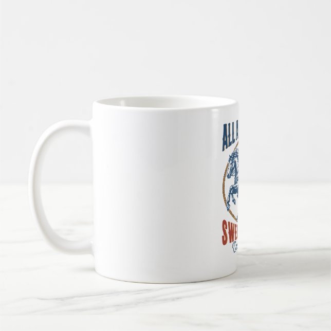 All amerikansk Swehoney Cowgirl Kaffemugg (Vänster)