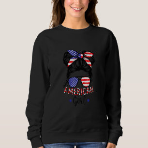 All Amerikanska Flickor 4:e Juli Dotter Röttorigt  T Shirt