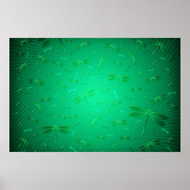 All är Fullt av Dragonflies Poster (Framsidan)