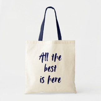 All bästa Tote-säck med Färgad Strap Tygkasse