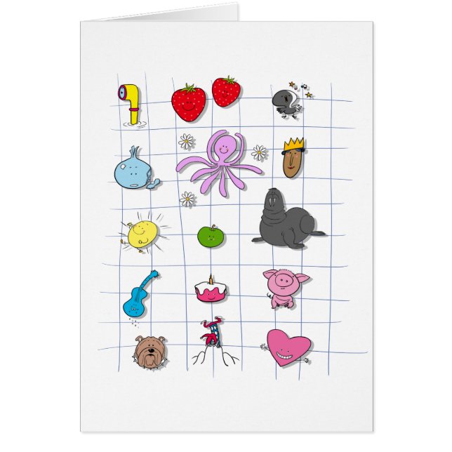 All Beatles Hälsningskort (Framsidan)