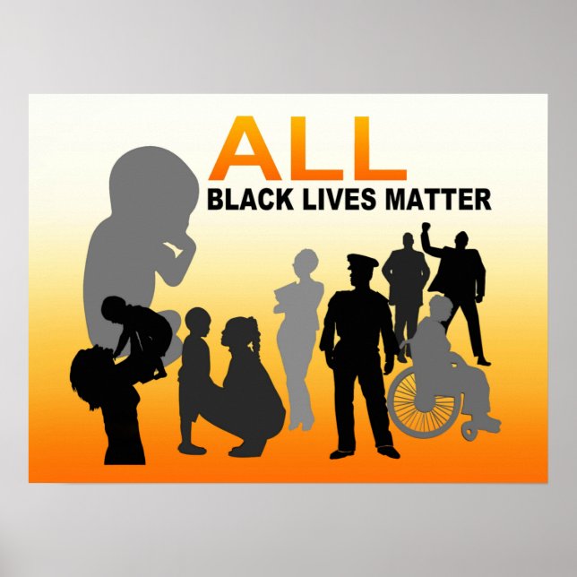 All Black Lives Matter Poster (Framsidan)