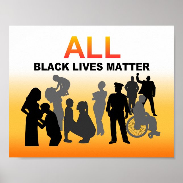 All Black Lives Matter Poster (Framsidan)