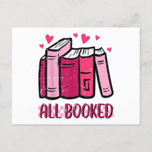 All bokad, glatt läsläsning av bibliotekarier Mana Helg Vykort