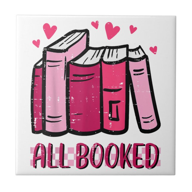 All bokad, glatt läsläsning av bibliotekarier Mana Kakelplatta (Framsidan)