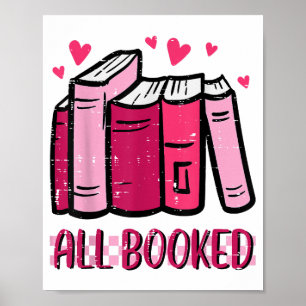 All bokad, glatt läsläsning av bibliotekarier Mana Poster