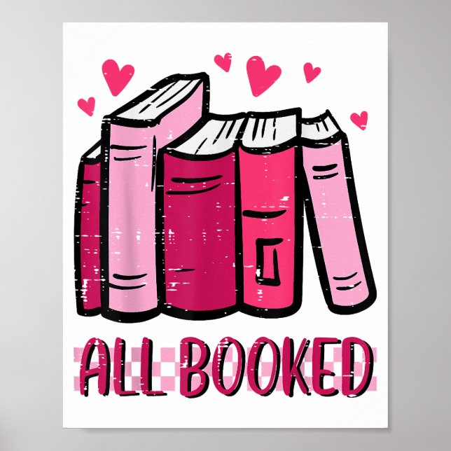 All bokad, glatt läsläsning av bibliotekarier Mana Poster (Framsidan)