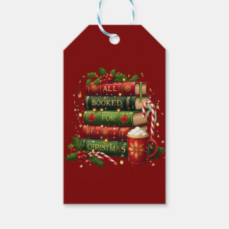 All booked for Christmas Presentetikett