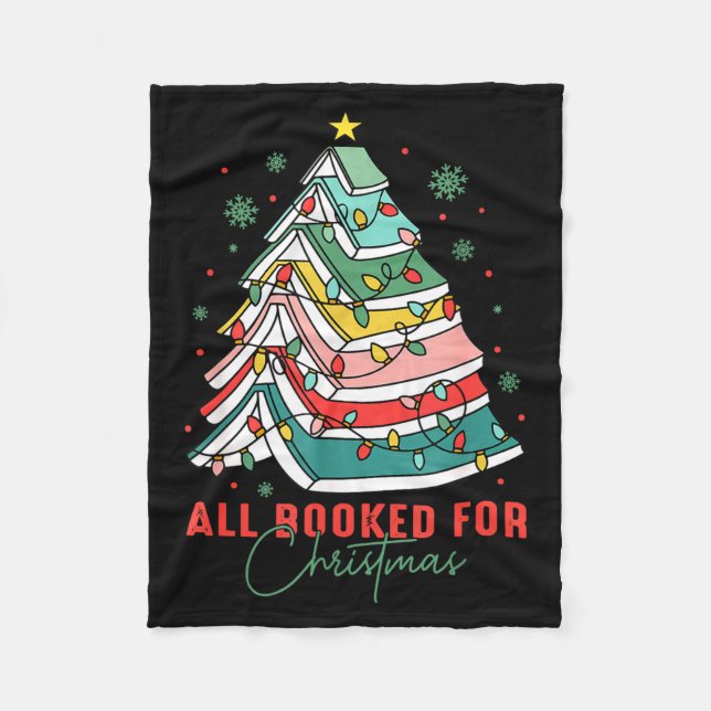 All Booked For Christmas Teacher Librarian Book Lo Fleecefilt (Framsidan)