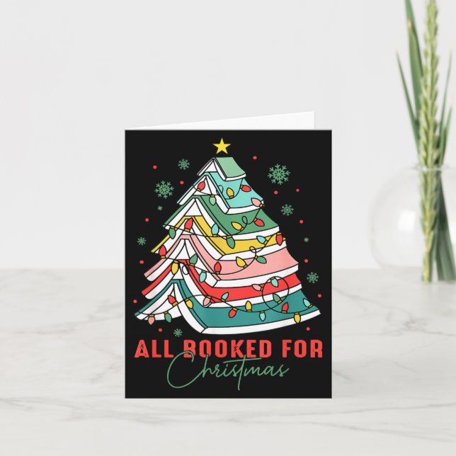 All Booked For Christmas Teacher Librarian Book Lo Kort (Framsida)