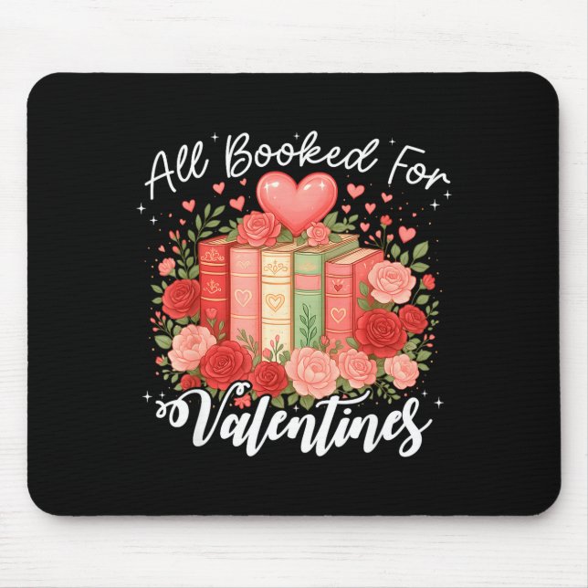 All Booked For Valentine Book Lovers Teacher Girl  Musmatta (Framsidan)