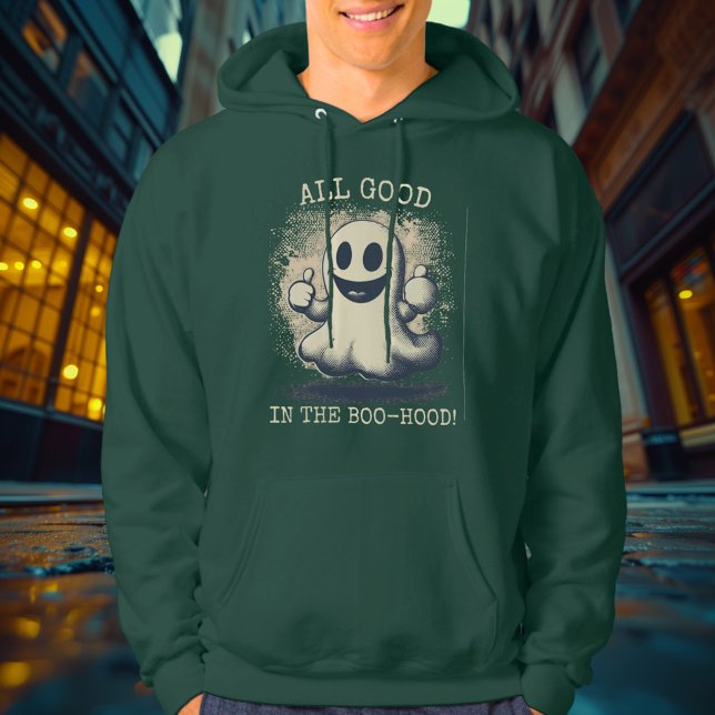 All Bra i Boo-Huvan! - Friendly Ghost Hoodie (Skapare uppladdad)