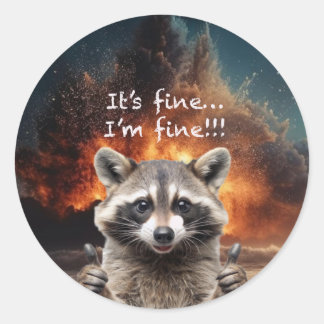 All bra runt klistermärke