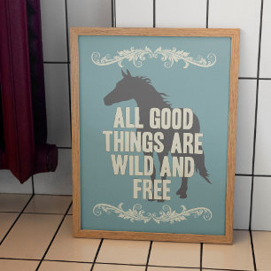 All Bra Sak är fri och fri från Vild Poster