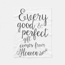 All Bra sak Kom från himlen ovan Fleecefilt