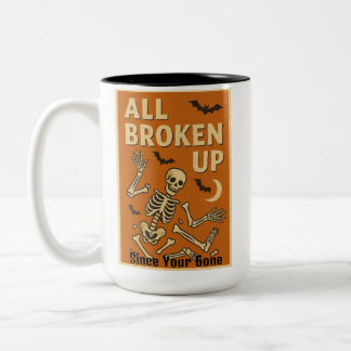 All Broken Up Since You're Gone Två-Tonad Mugg