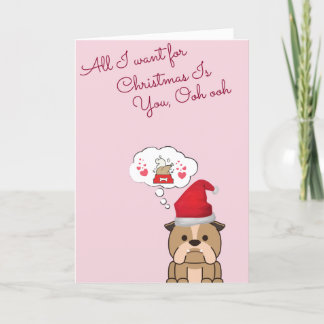 All Bulldog vill ha jul... Helgkort