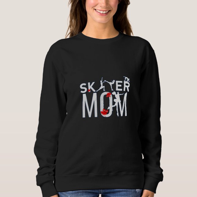 All Canadian Figur Skating Mamma T Shirt (Framsida)