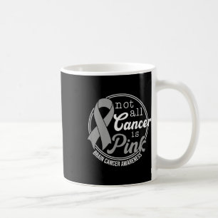 All cancer är inte Rosa, hjärncancermedvetenhet Kaffemugg