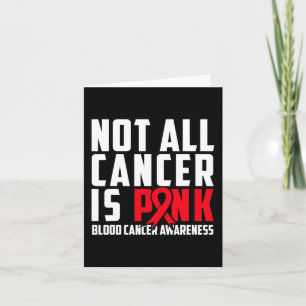 All cancer är inte Rosa. Medvetenhet om blodcancer Kort