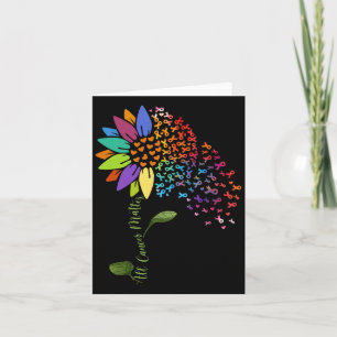 All Cancer betyder att dagen för medvetandegörande Kort